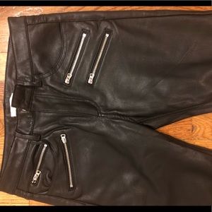 H&M Faux Leather Pants